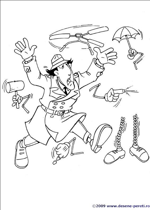 inspector gadget desene colorat